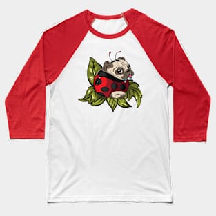 My Little Lady Pug Baseball T-Shirt